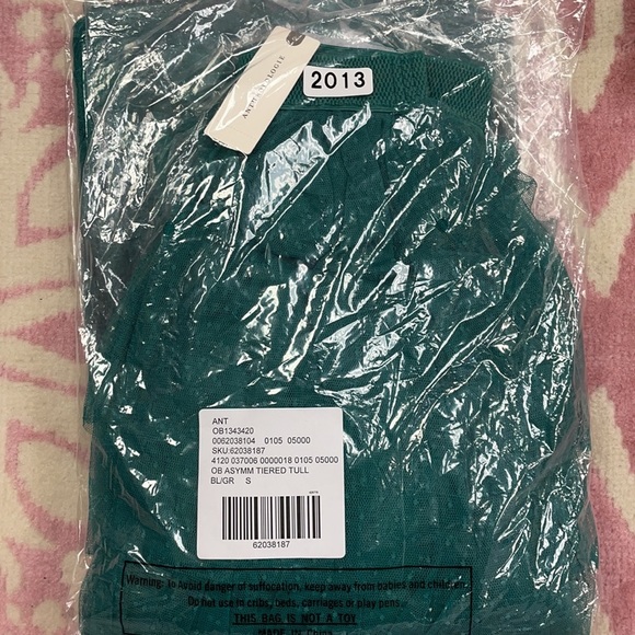 Anthropologie Asymmetrical Tiered Tulle Skirt NWT - Picture 6 of 7